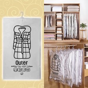 Wiszące próżniowe worki do przechowywania - (4 szt.) | VACUHANG