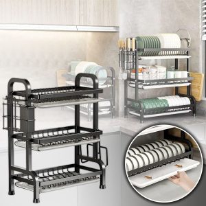 Inteligentny wielowarstwowy stojak do szybkiego i wydajnego suszenia naczyń | DRYSTACK