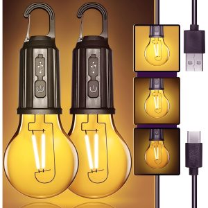 Bezprzewodowe żarówki akumulatorowe (Zestaw 2 szt., do 8 godz.) | LUMINKA